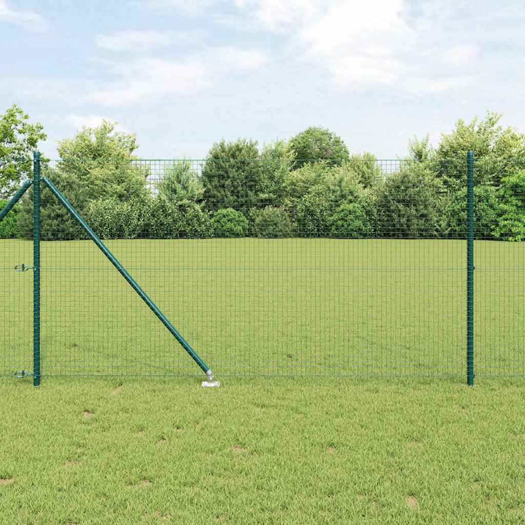 Gecombineerd draadhek met spikes Staal Groen Mesh – afbeelding 1