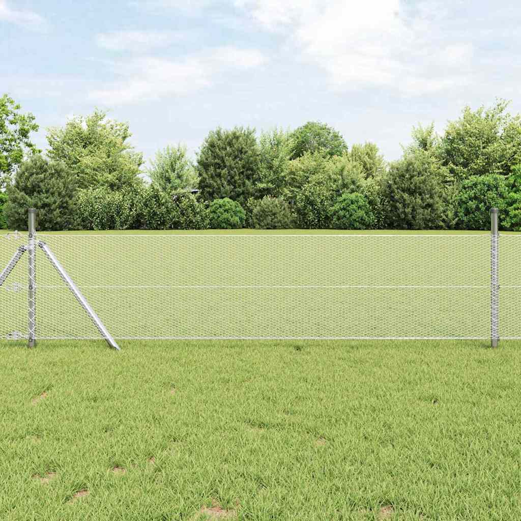 zeshoekig gaashek met grondbevestiging 100 x 0,6 m Mesh