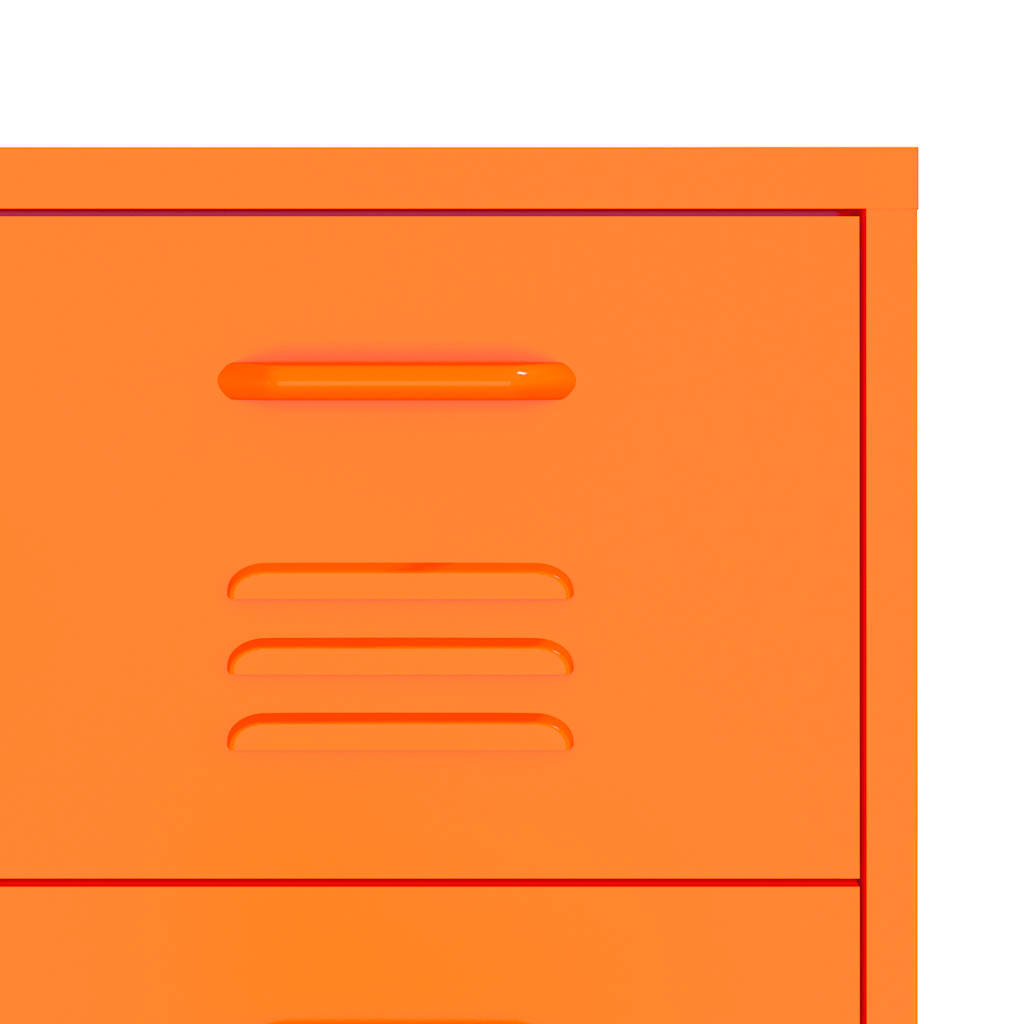 Ladekast 80x35x101,5 cm staal oranje – afbeelding 7