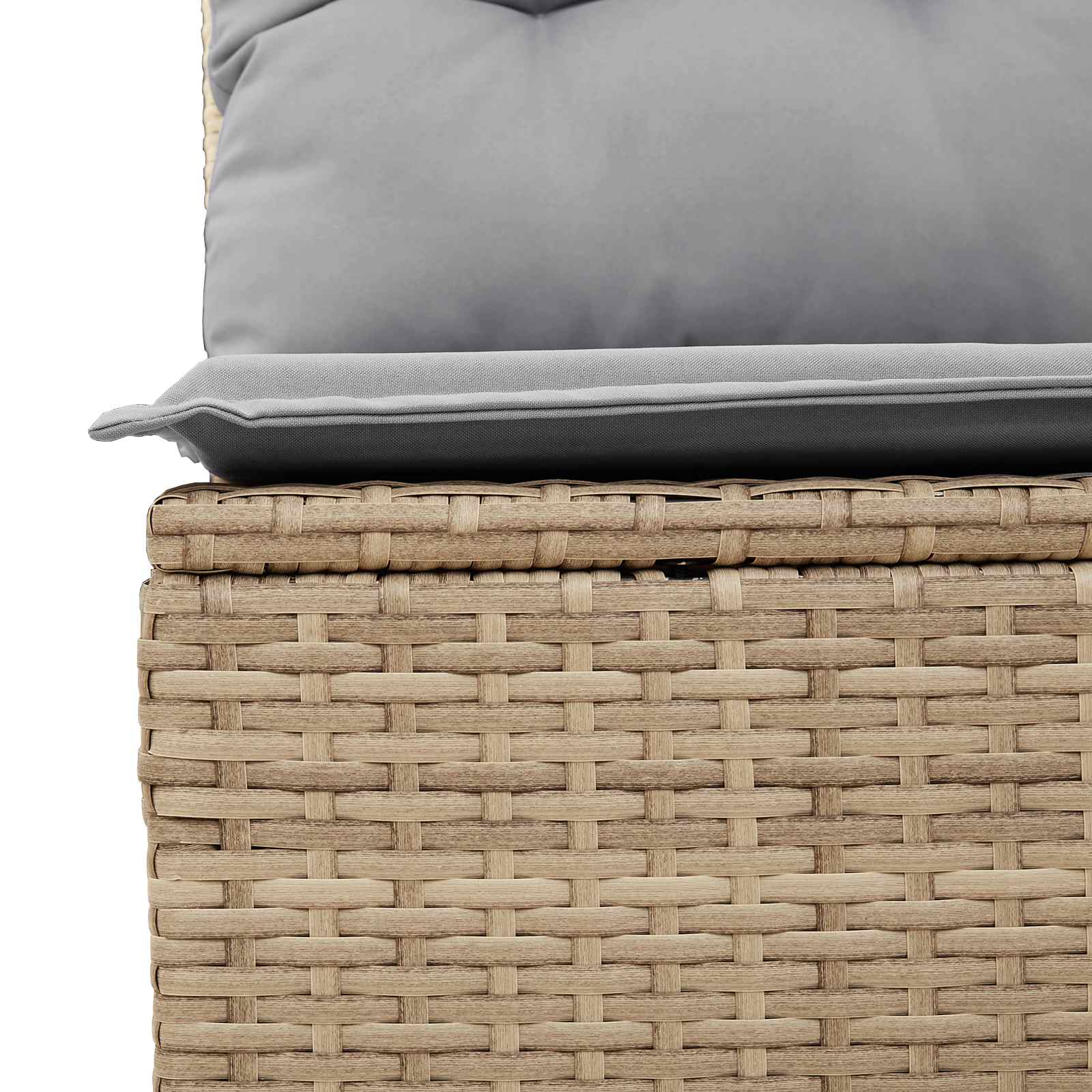 Tuinbankenset 8 pcs Beige poly rattan – afbeelding 8