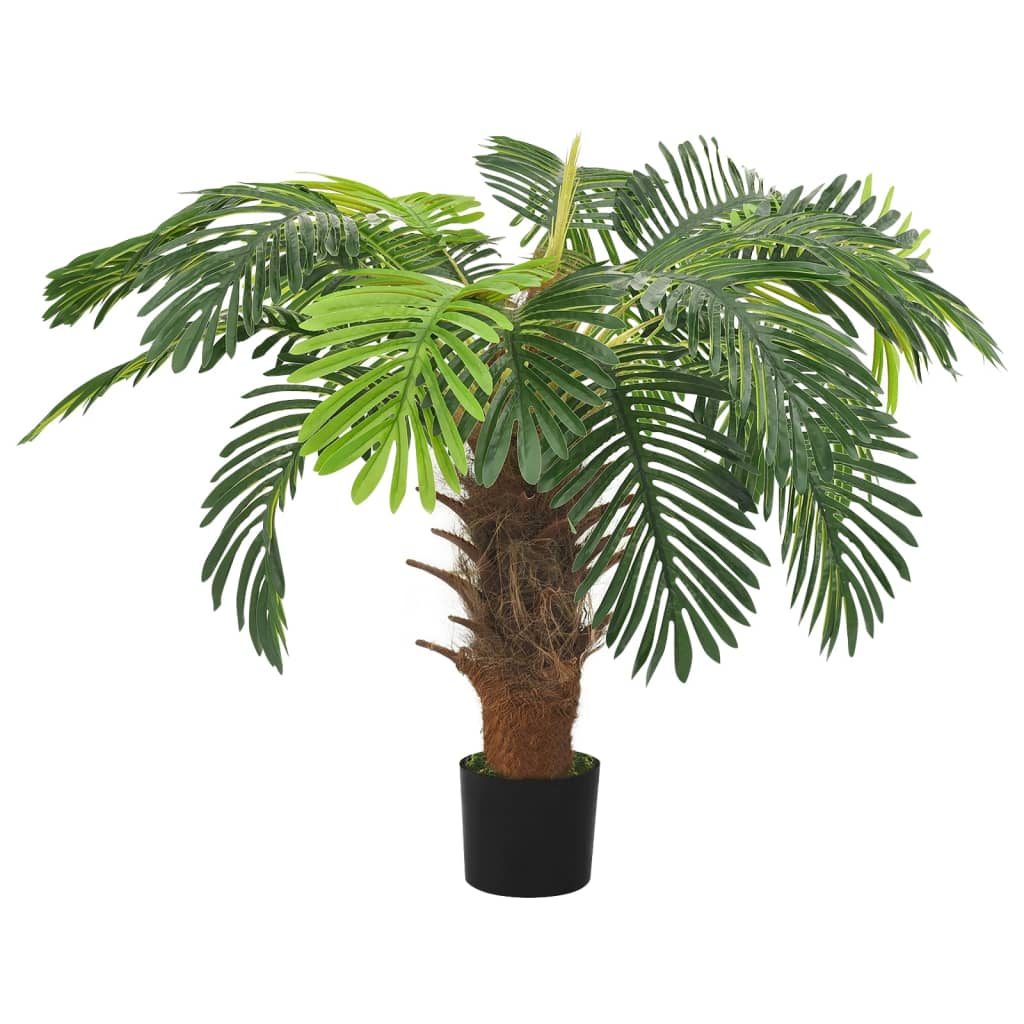 Kunstplant met pot cycaspalm 90 cm groen – afbeelding 2