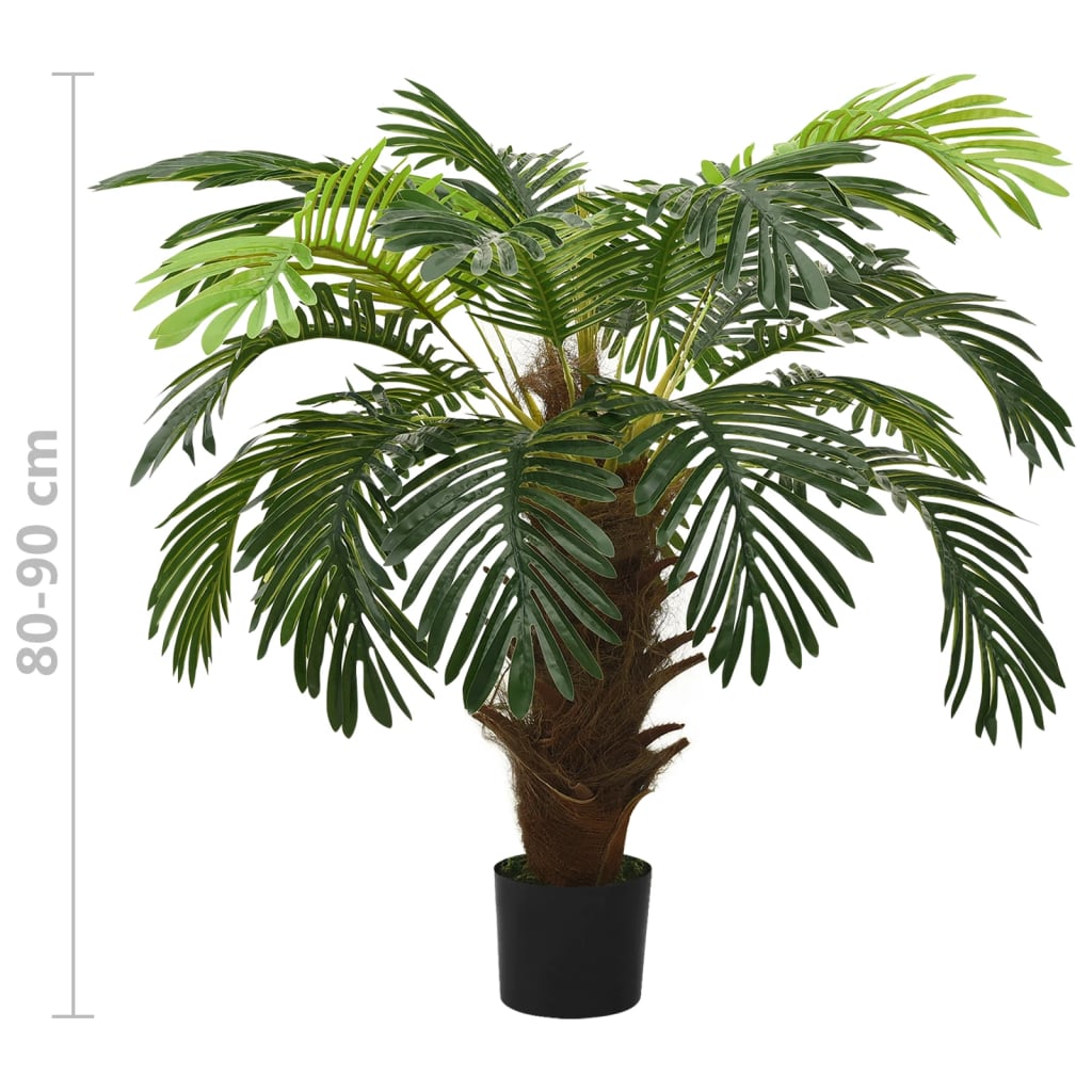 Kunstplant met pot cycaspalm 90 cm groen – afbeelding 6