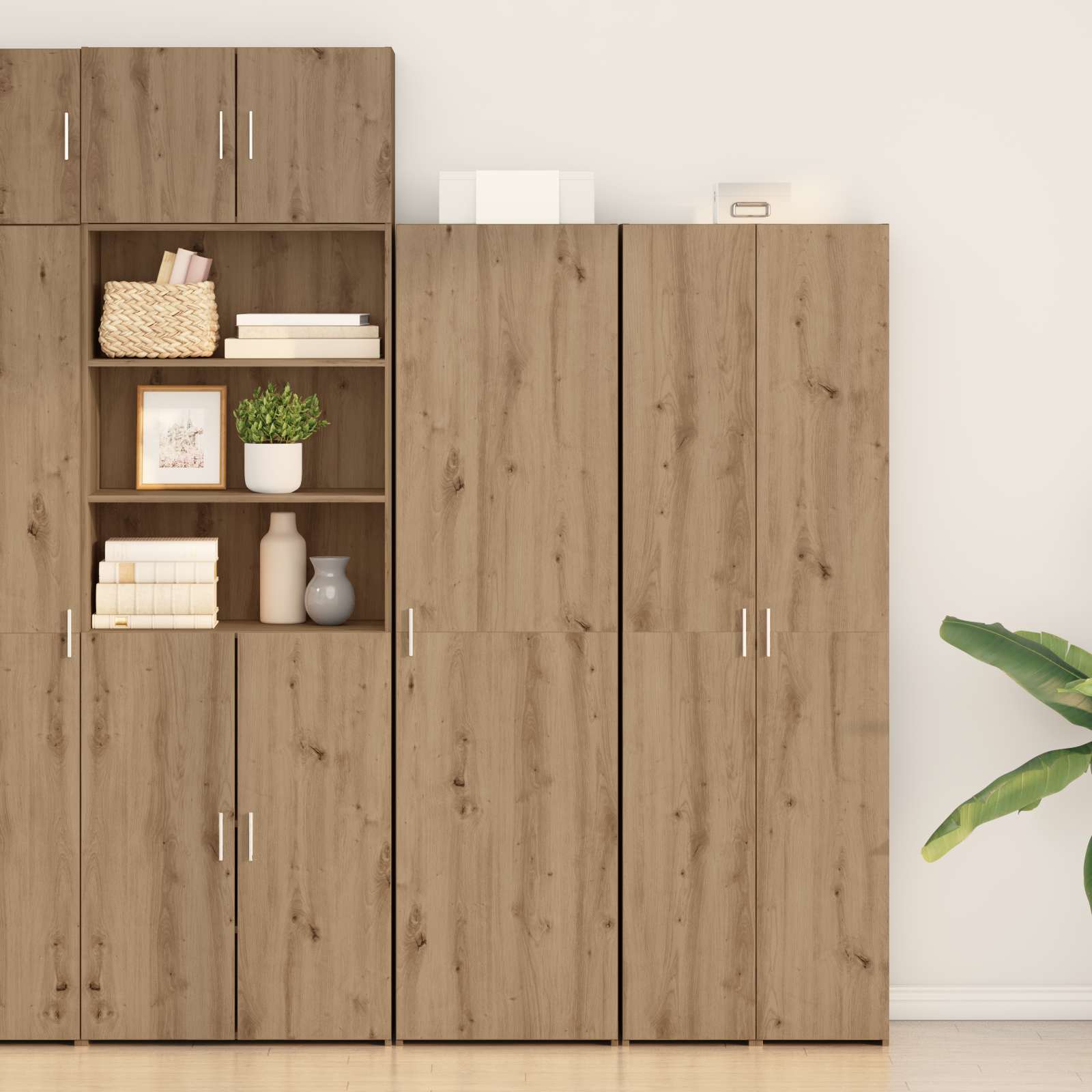 Hoge kast Artisan Eiken 50 x 42,5 x 185 cm – afbeelding 1