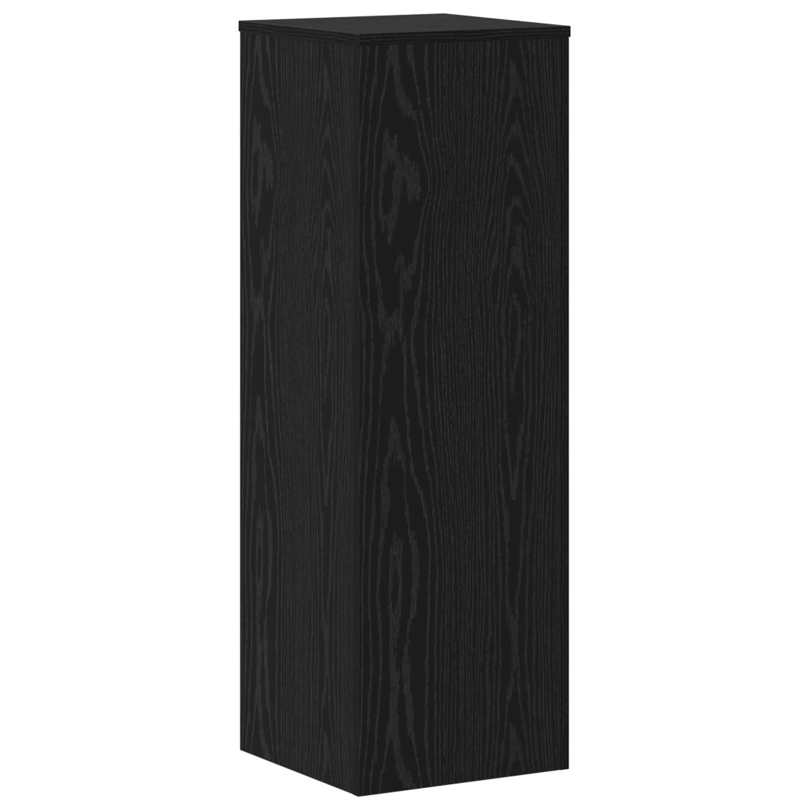 Plantenstandaard 2 pcs Zwart Eiken 33 x 33 x 100 cm – afbeelding 5