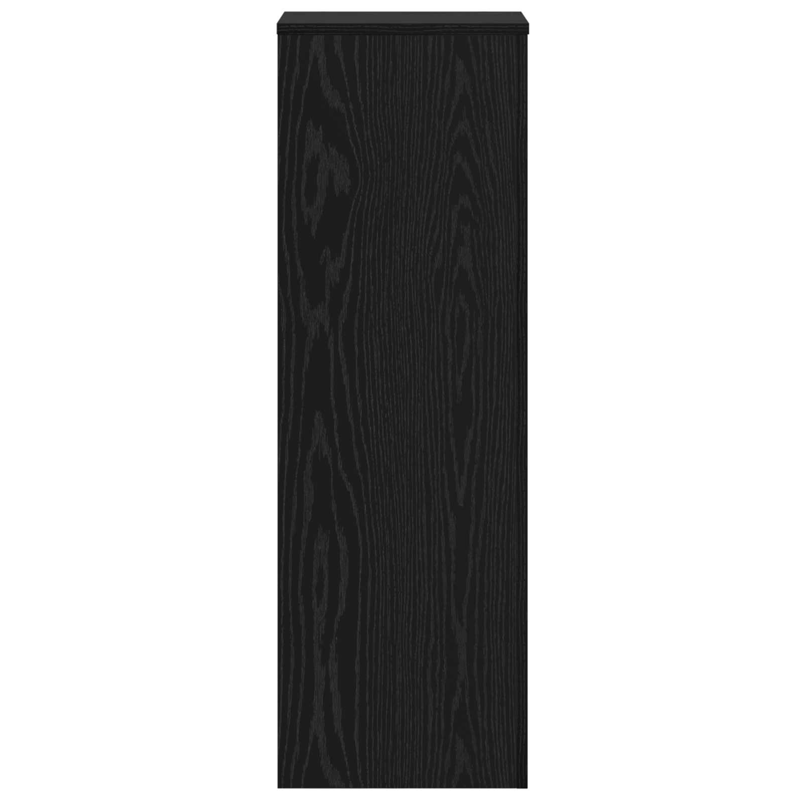 Plantenstandaard 2 pcs Zwart Eiken 33 x 33 x 100 cm – afbeelding 6