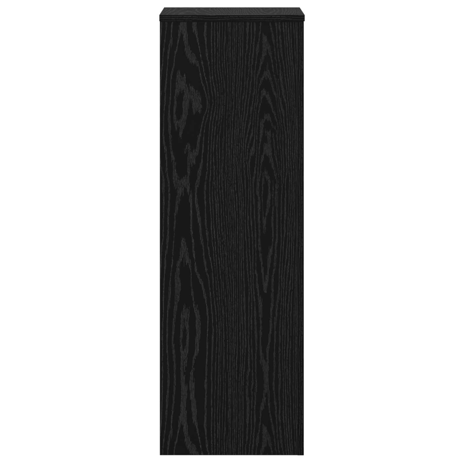 Plantenstandaard 2 pcs Zwart Eiken 33 x 33 x 100 cm – afbeelding 7