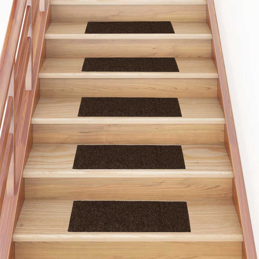Trapmatten zelfklevend 30 stuks 60x25 cm bruin rechthoekig