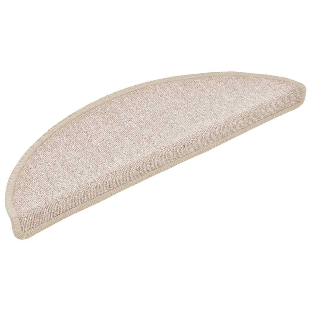 Trapmatten 30 st 56x17x3 cm Taupe Halfrond – afbeelding 2