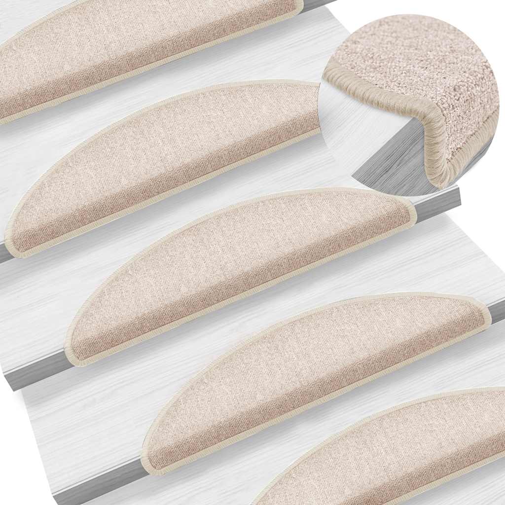 Trapmatten 30 st 56x17x3 cm Taupe Halfrond – afbeelding 6