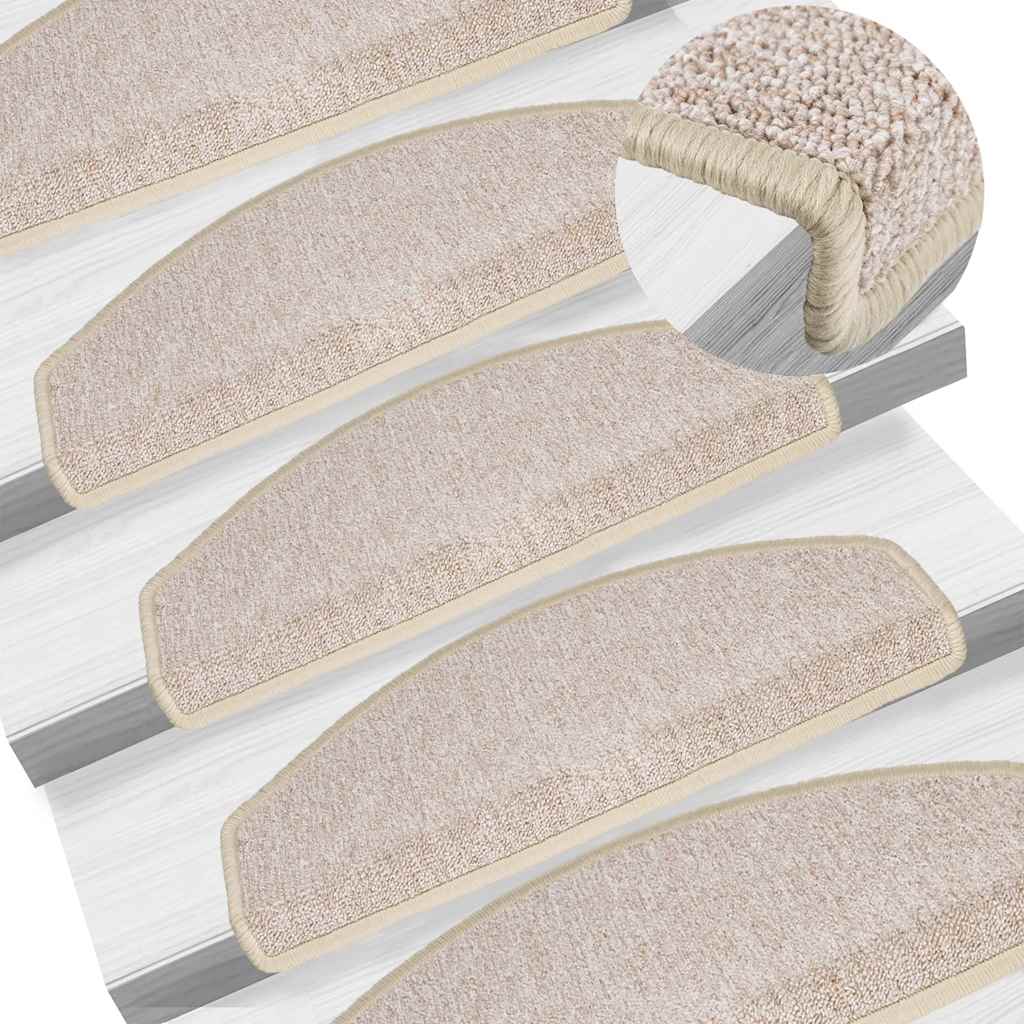 Trapmatten 30 st 65x24x4 cm Taupe Halfrond Groot – afbeelding 6