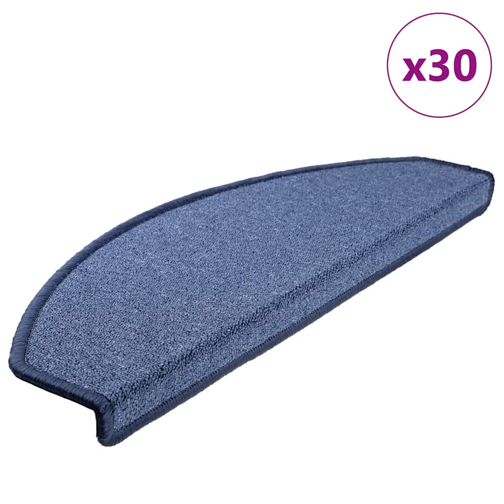 Trapmatten 30 st 65x24x4 cm Blauw Halfrond Groot