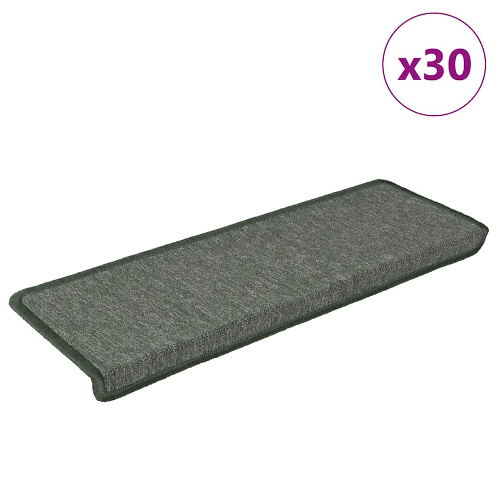 Trapmatten 30 st 65x21x4 cm Donkergroen Rechthoekige Rand – afbeelding 2