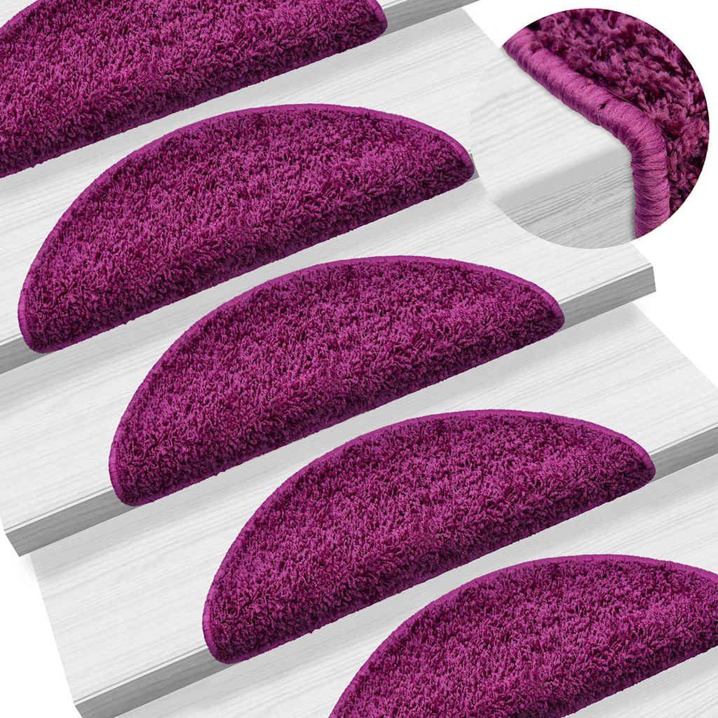 Trapmatten 20 st 56x17x3 cm Violet Halfrond