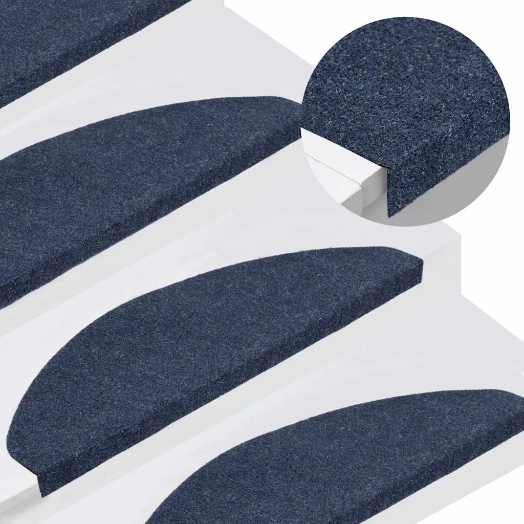 Trapmatten zelfklevend 30 st 65x22,5x3,5 cm blauw