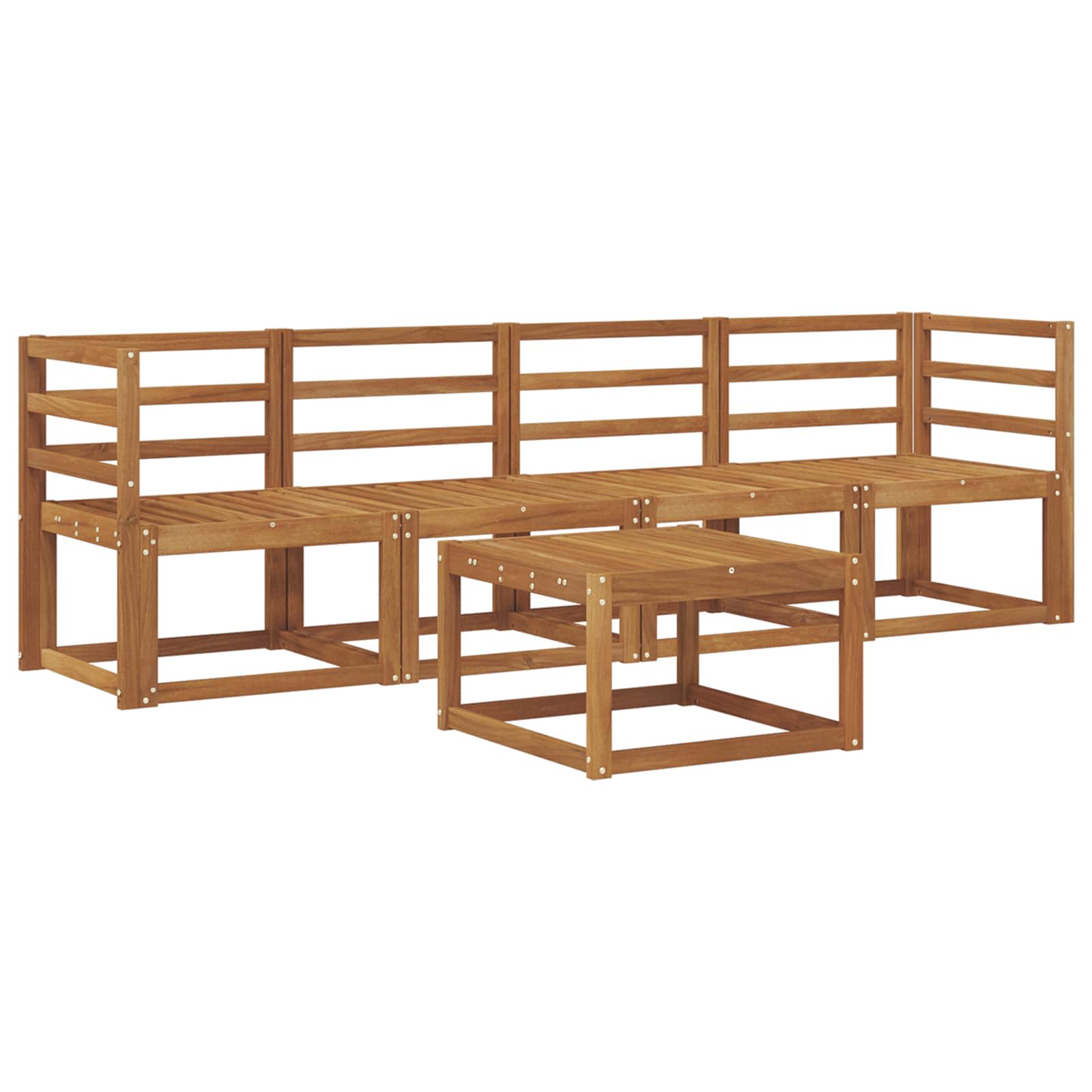 Buiten bankenset 5 pcs Naturel – afbeelding 2