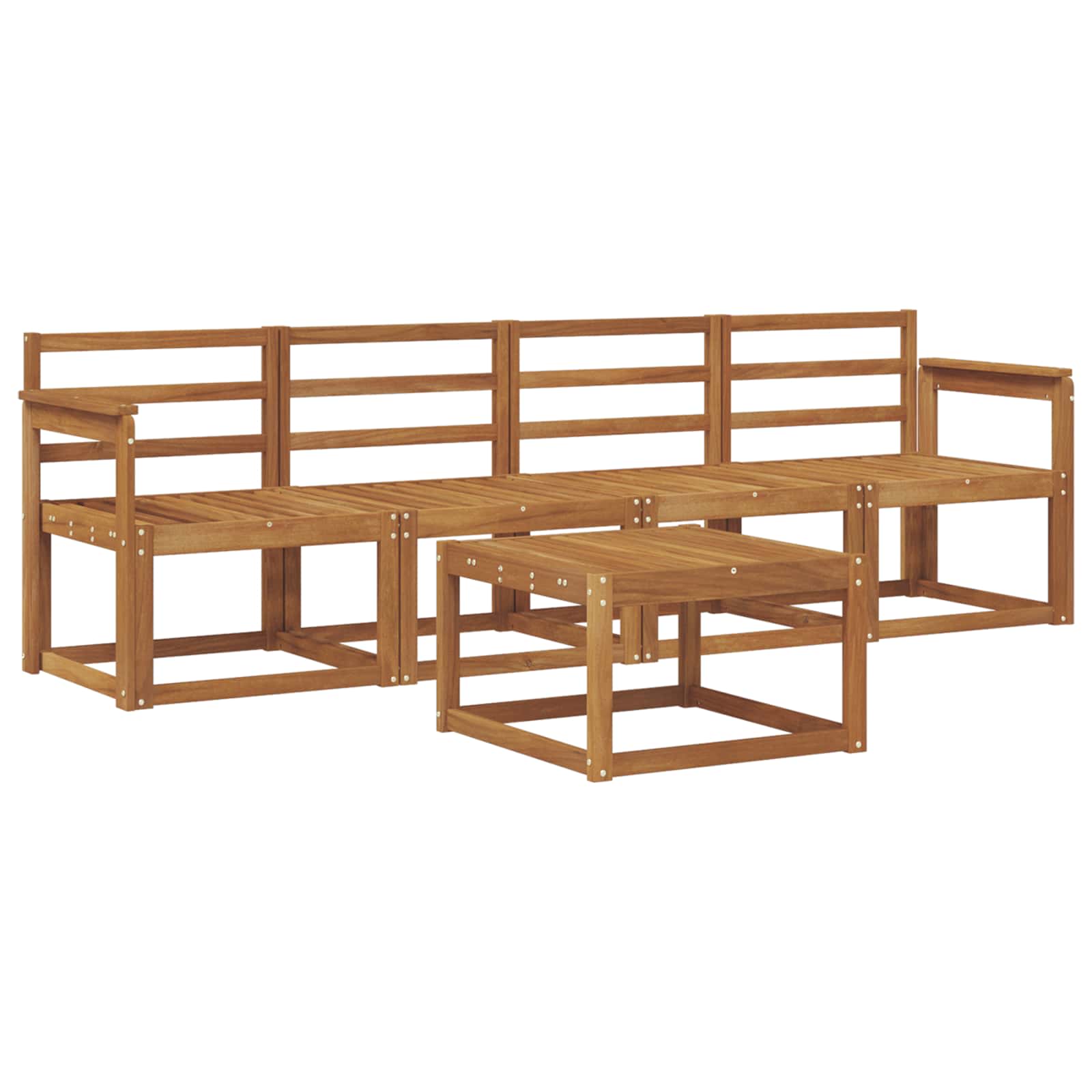 Buiten bankenset 5 pcs Naturel – afbeelding 2