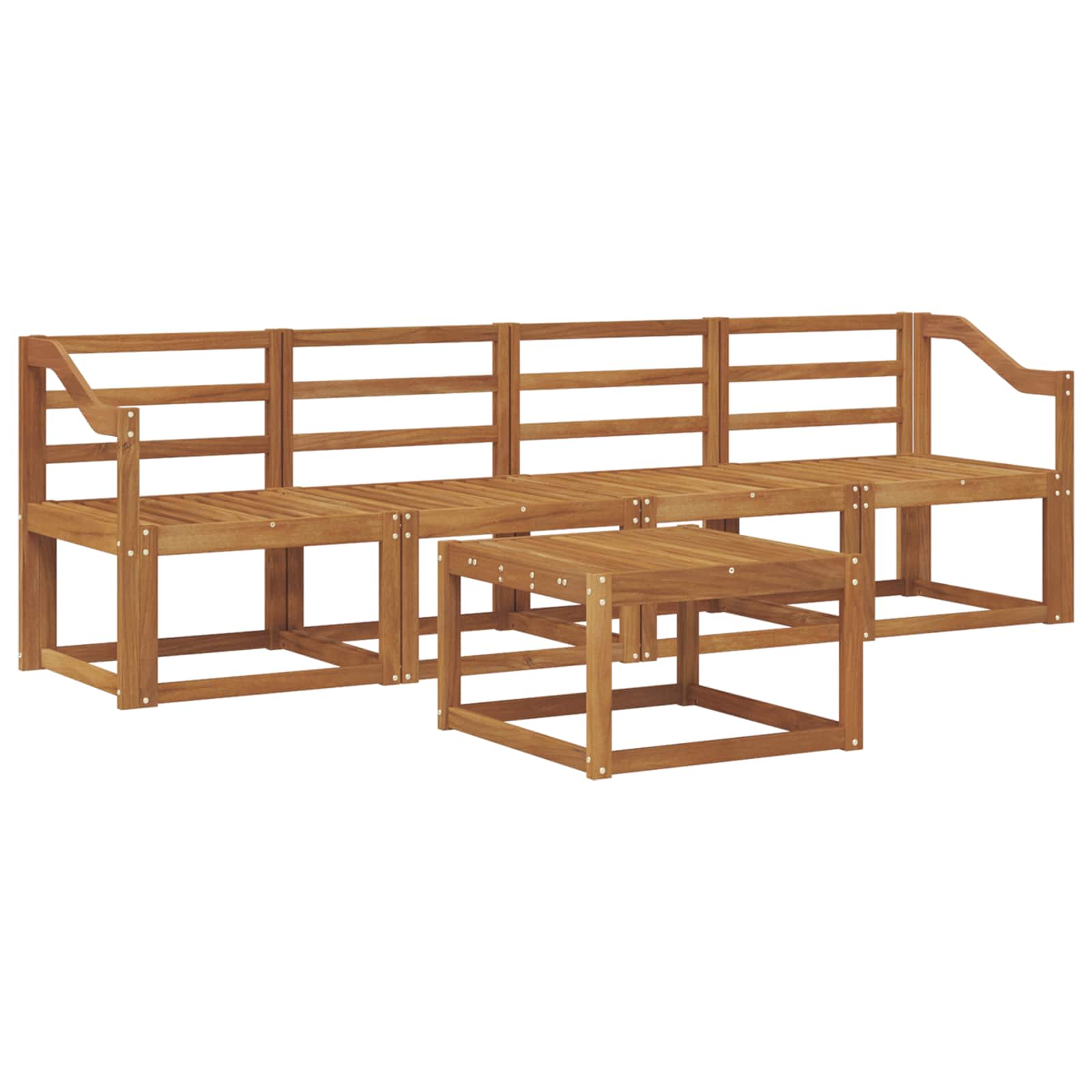 Buiten bankenset 5 pcs Naturel – afbeelding 2