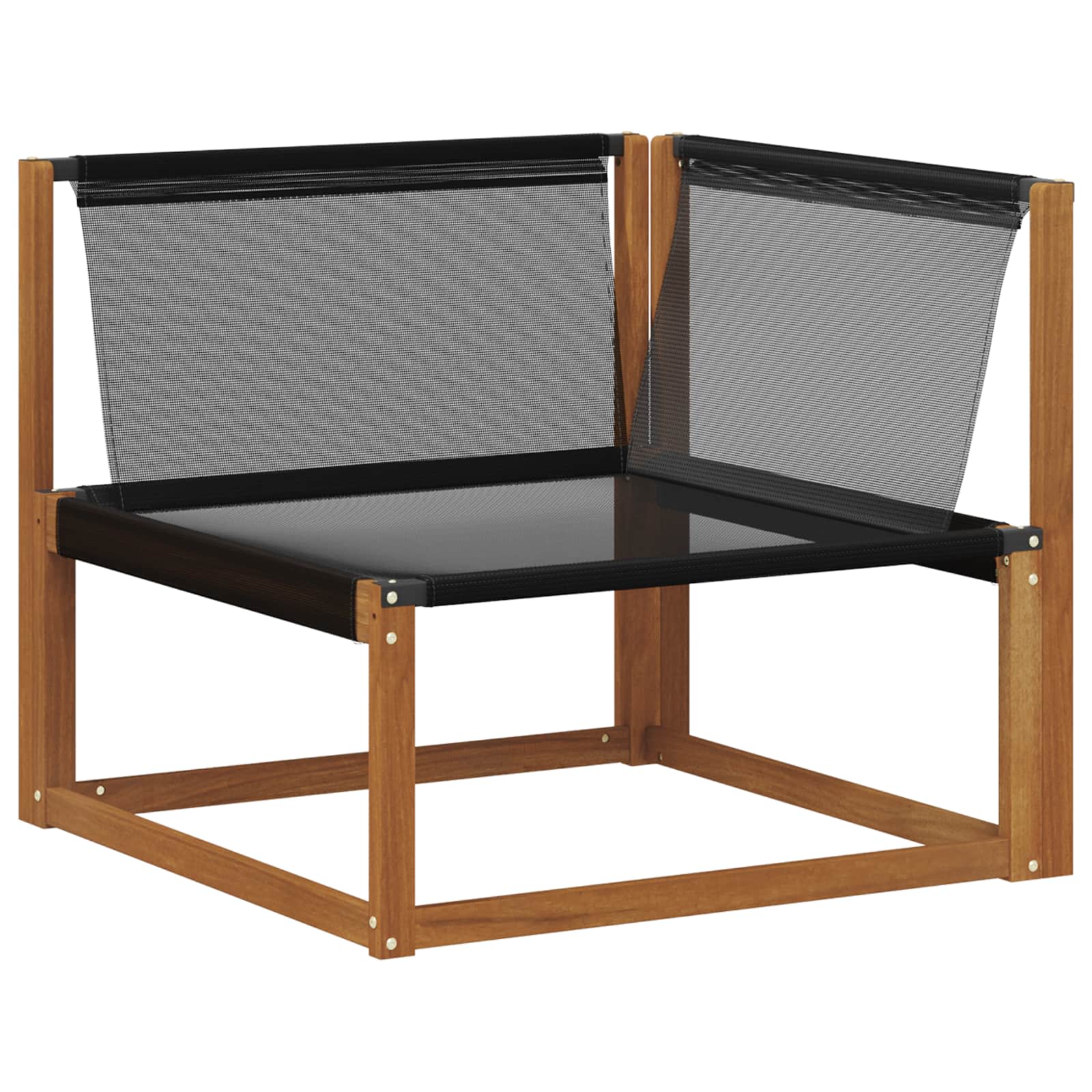 Buiten bankenset met kussen 5 pcs Natuurlijk en Zwart – afbeelding 7