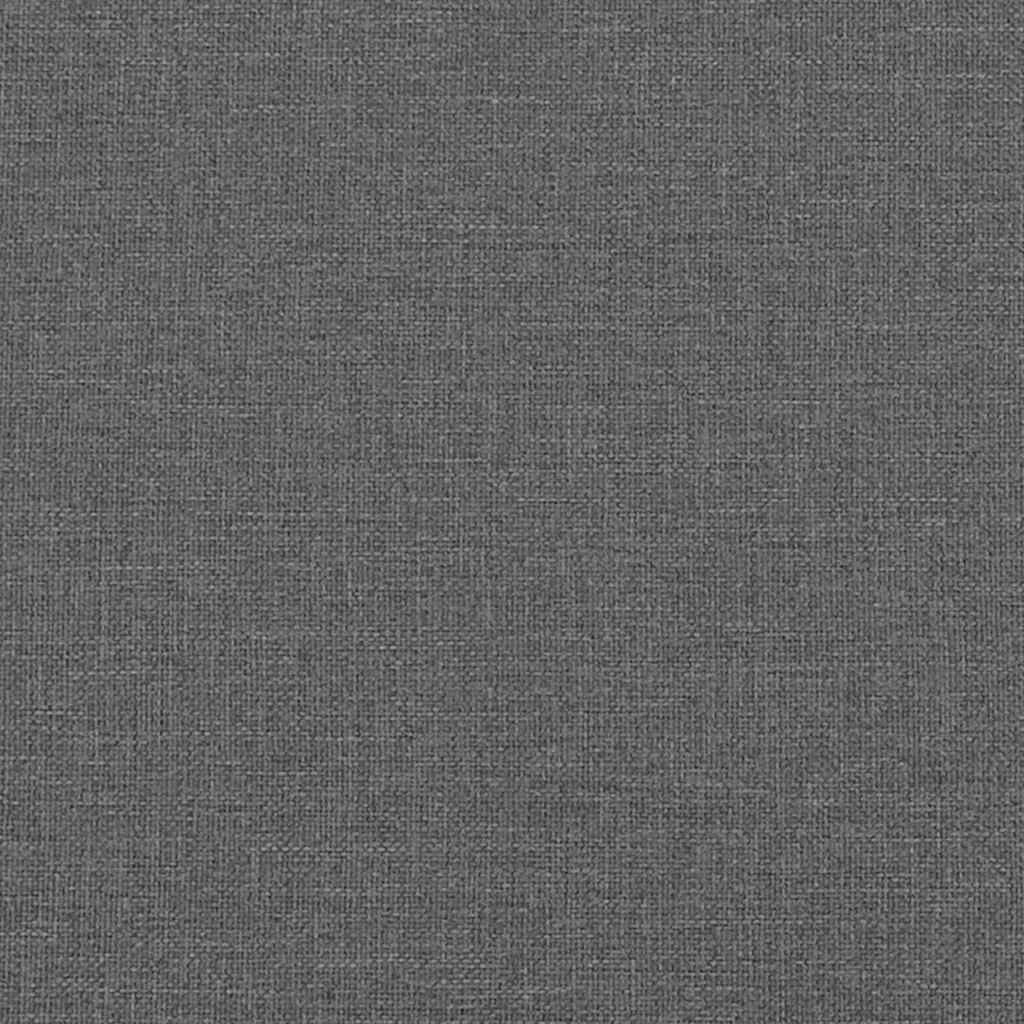 Opslag bed met matras met opslag Donkergrijs 193 x 203 cm Stof – afbeelding 12