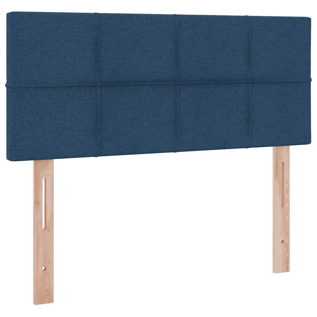 Opbergbed met matras met matras Blauw 120 x 190 cm Bewerkt hout – afbeelding 9
