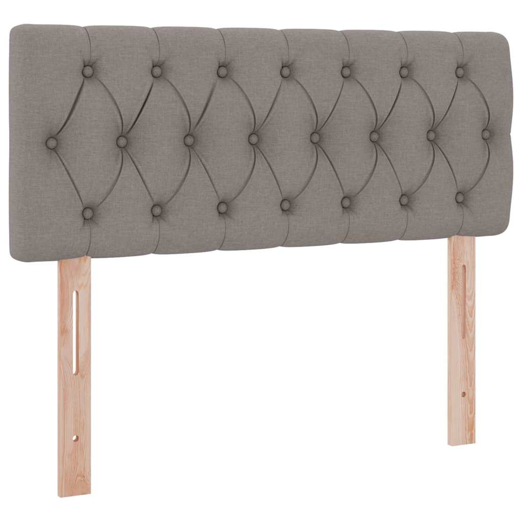 LED Opslagbed met Matras Taupe 120 x 200 cm Stof – afbeelding 10