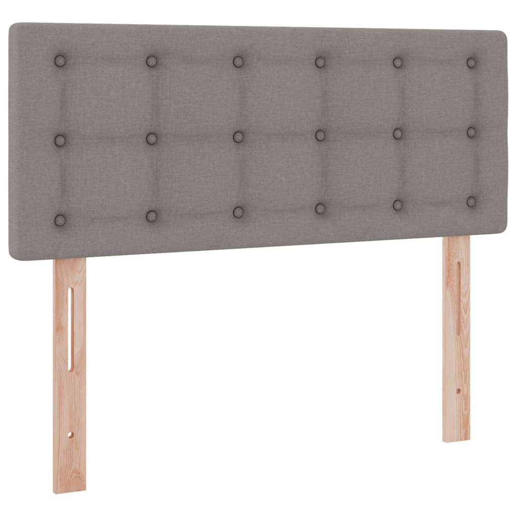 LED Opslagbed met Matras Taupe 120 x 190 cm Stof – afbeelding 10