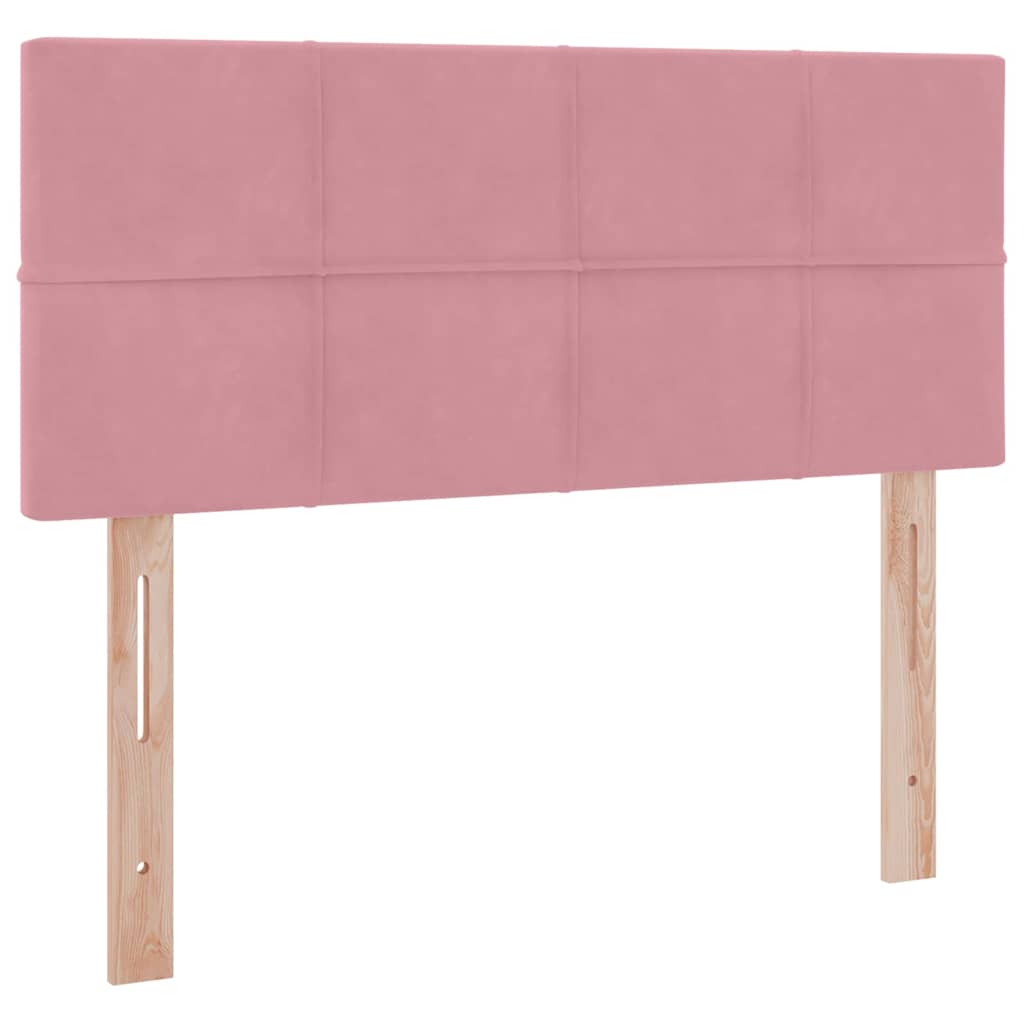 LED Opslagbed met Matras Roze 120 x 190 cm Fluweel – afbeelding 10