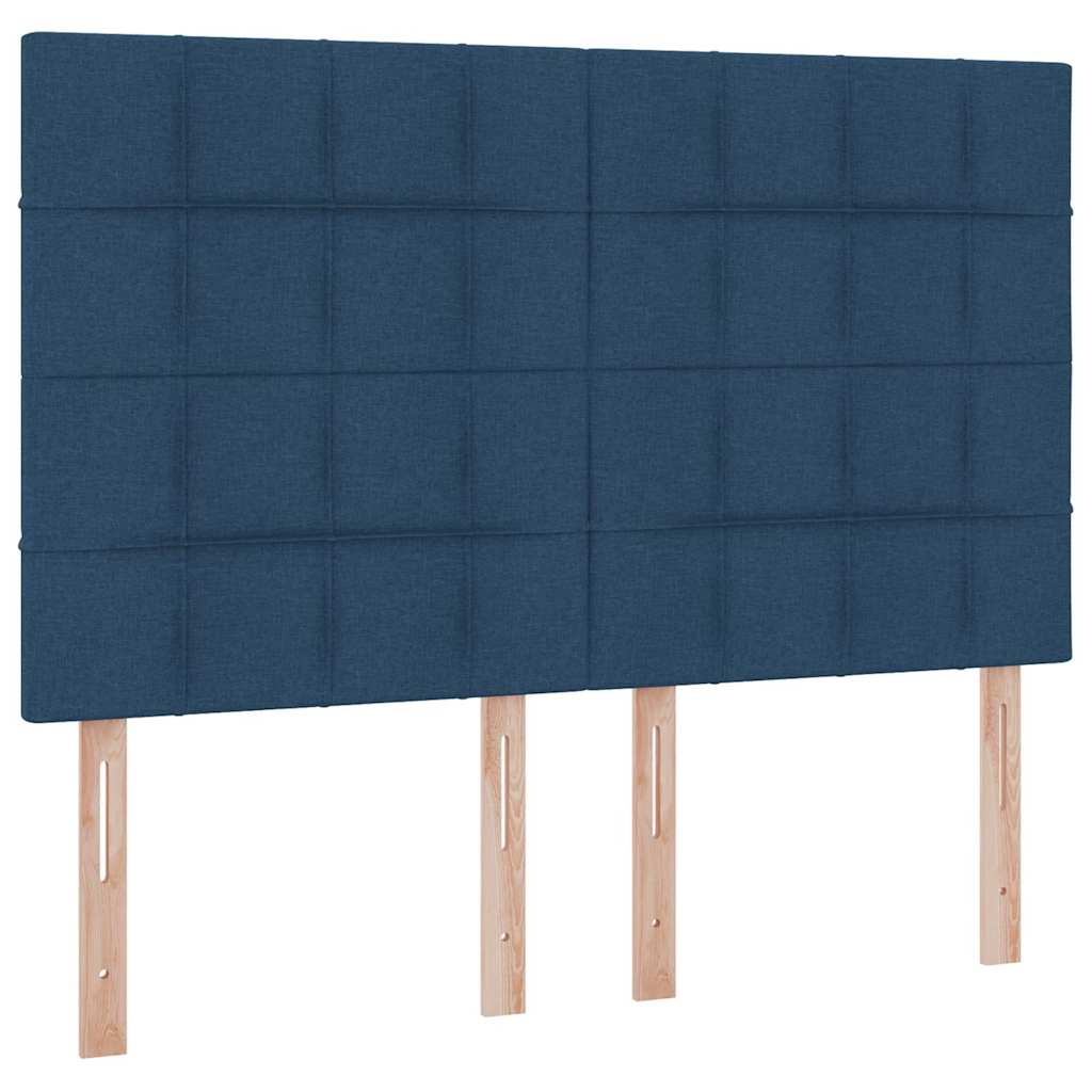 Opslag bed met matras met matras Blauw 140 x 190 cm Polyester – afbeelding 9