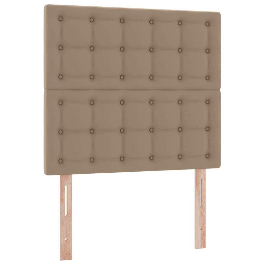 Opbergbed met LED met matras Cappuccino 100 x 200 cm Nep Leer – afbeelding 10