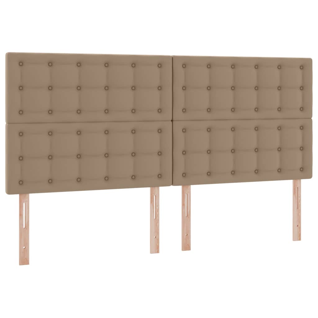 Opbergbed met LED met matras Cappuccino 200 x 200 cm Nep Leer – afbeelding 10
