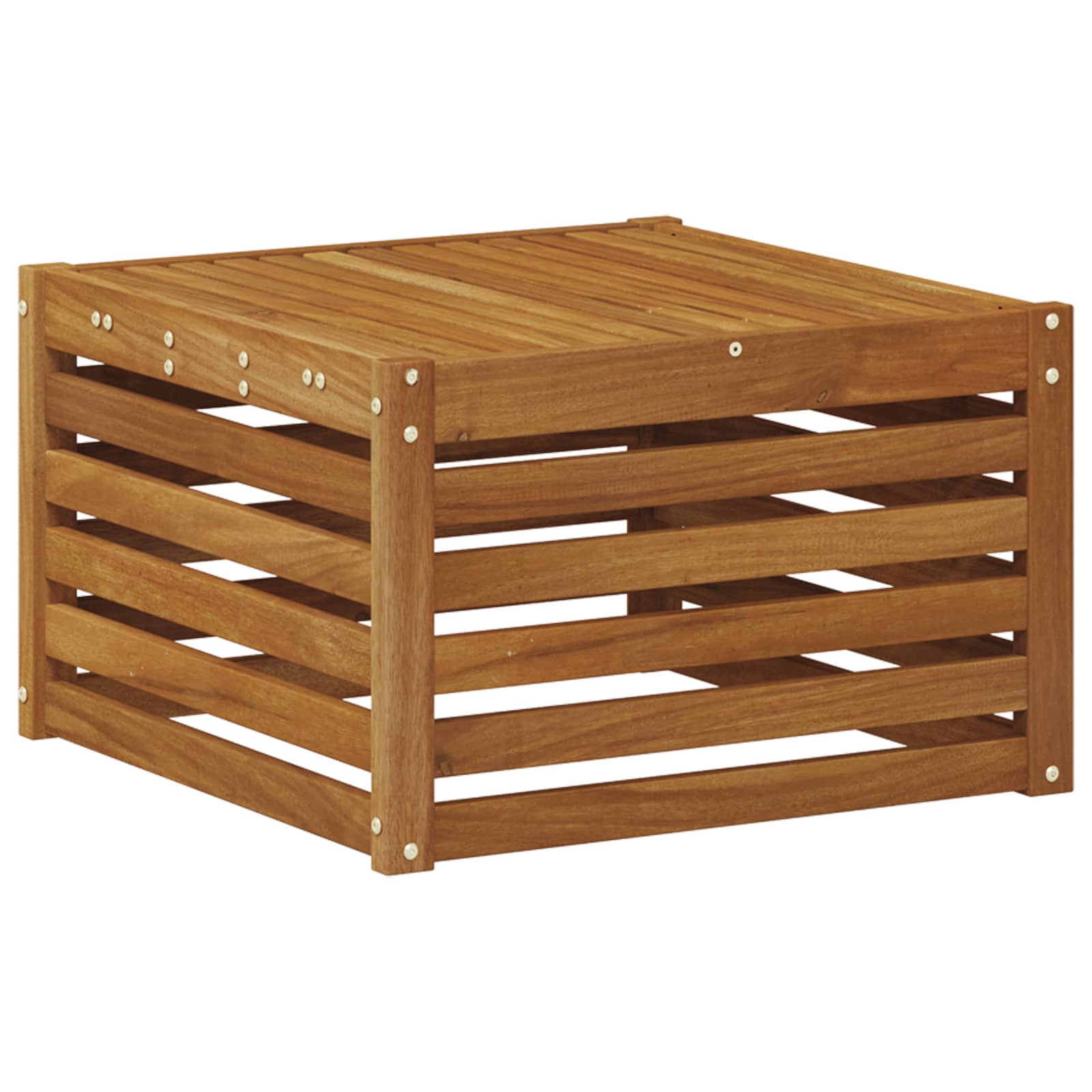 Buiten bankenset 7 pcs Naturel Massief Acaciahout – afbeelding 5