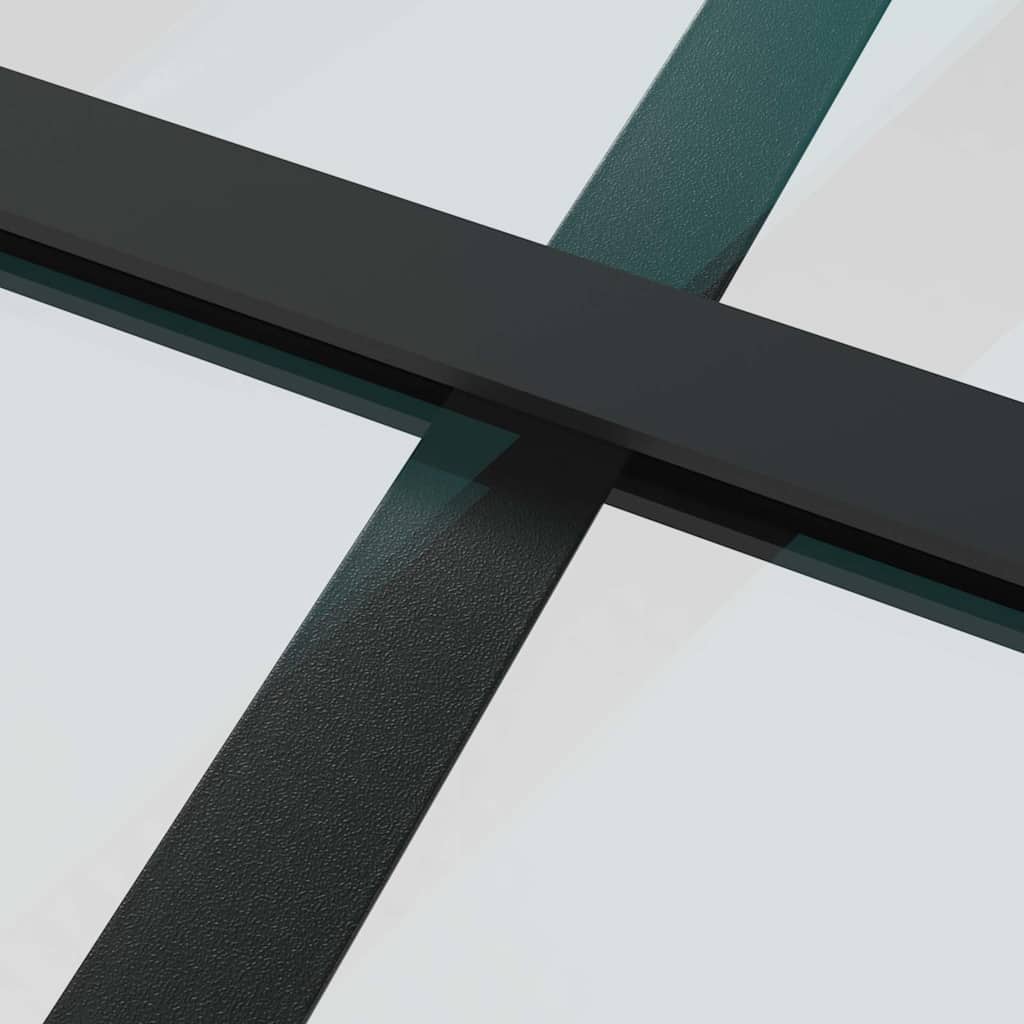 Schuifdeur met beslagset 76x205 cm ESG glas zwart – afbeelding 8