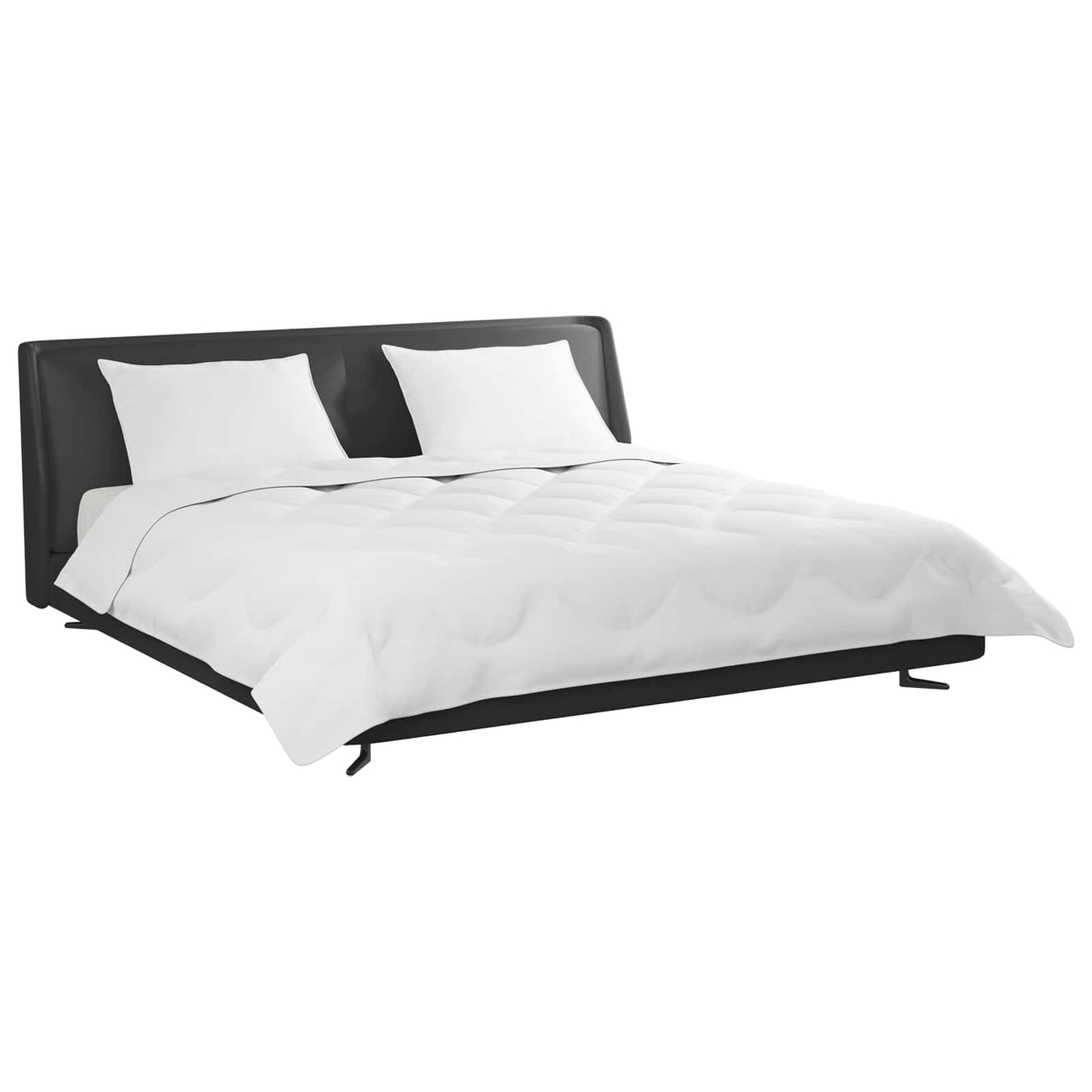 Dekbed met kussen 3 st Wit Microfibre – afbeelding 3
