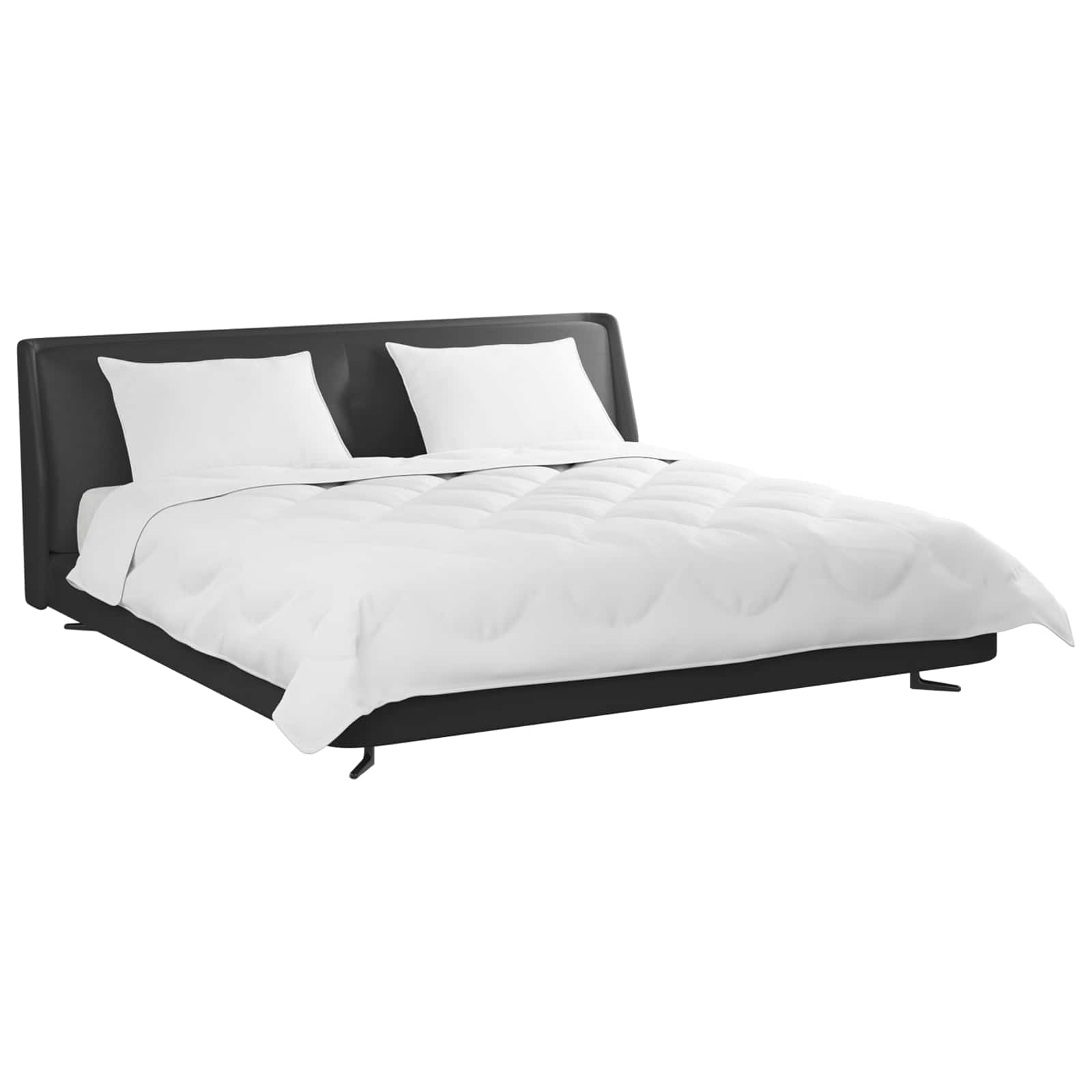 Dekbed met Kussens met kussen 3 st Wit Microvezel – afbeelding 3
