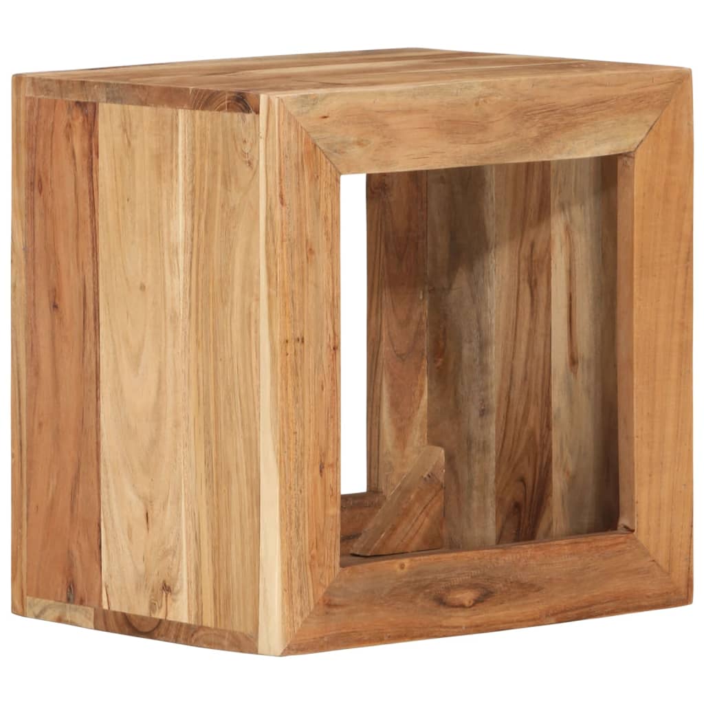 Kruk 40x30x40 cm massief acaciahout – afbeelding 1