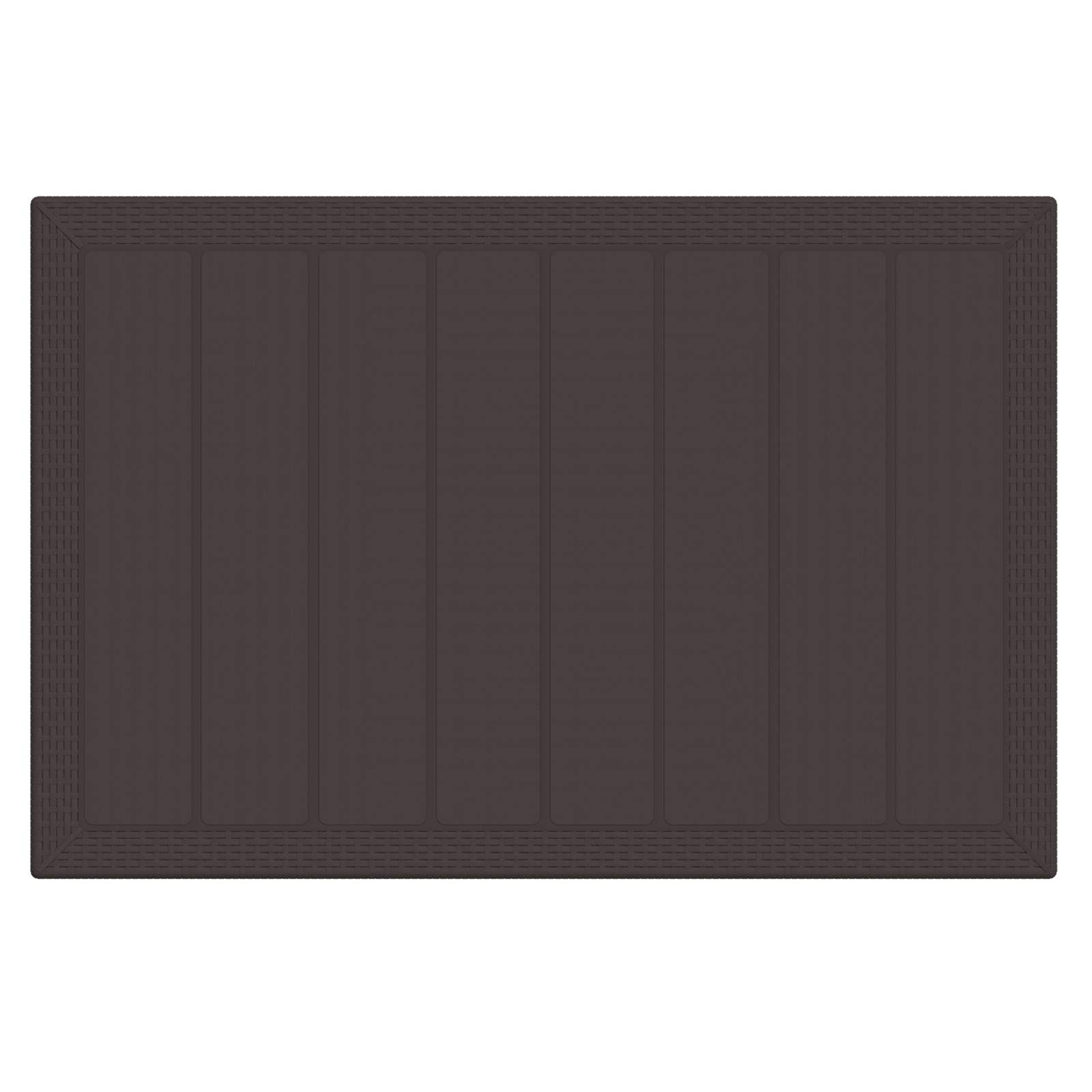 Tuin Eetset 7 pcs Bruin Polt riet – afbeelding 2
