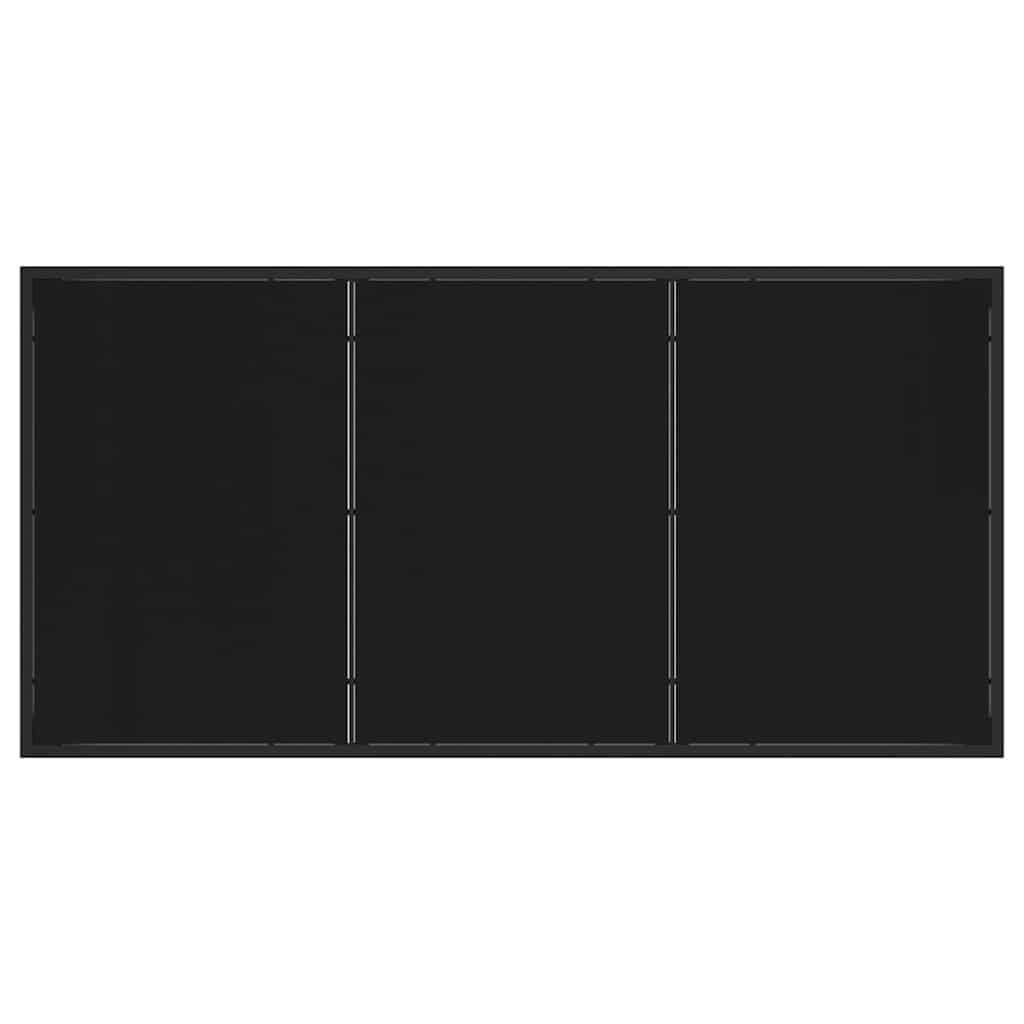 Tuin eettafelset 5 pcs Zwart Gepoedercoat staal – afbeelding 8