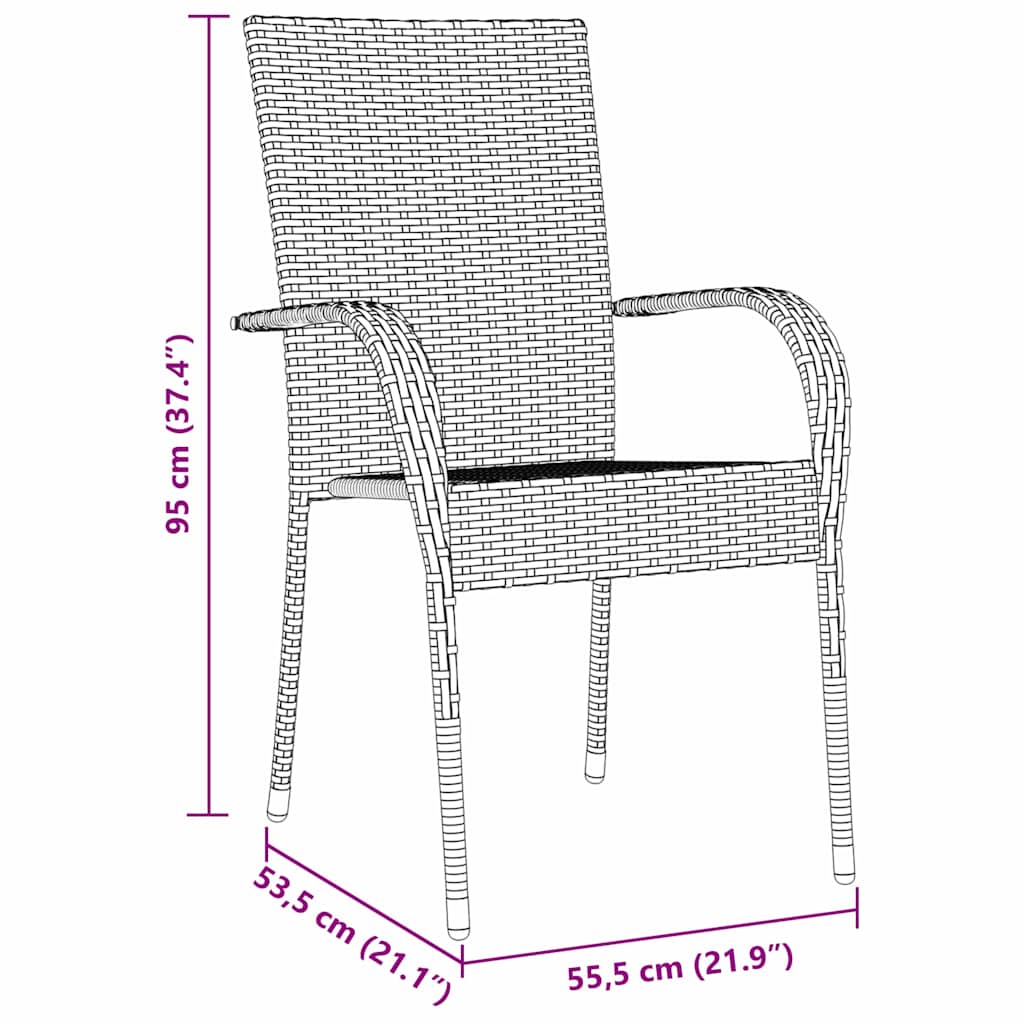 Tuin eettafelset 3 pcs Grijs Gepoedercoat staal – afbeelding 10