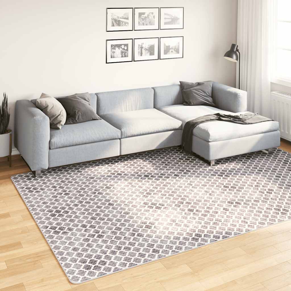 Vloerkleed wasbaar 190x300 cm meerkleurig