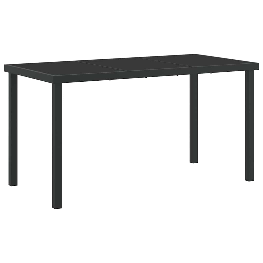 Tuin eettafelset met kussen 5 pcs Grijs en zwart Rattan – afbeelding 5