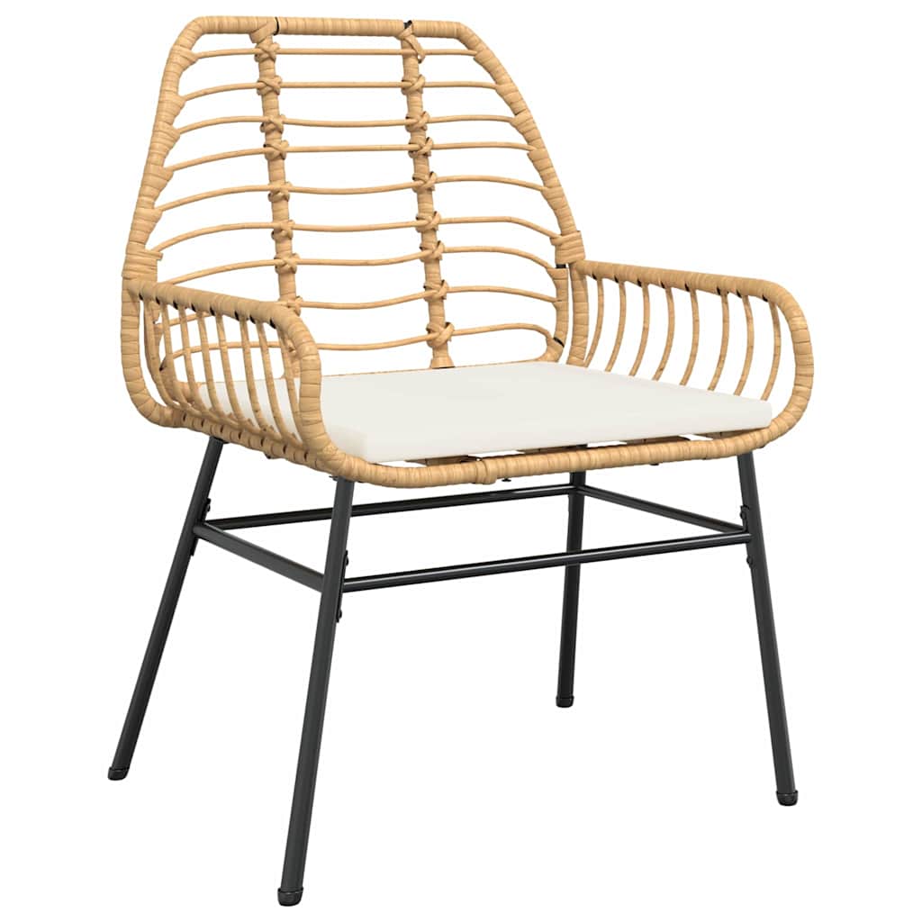 Tuin eettafelset 7 pcs Bruin poly rattan – afbeelding 6