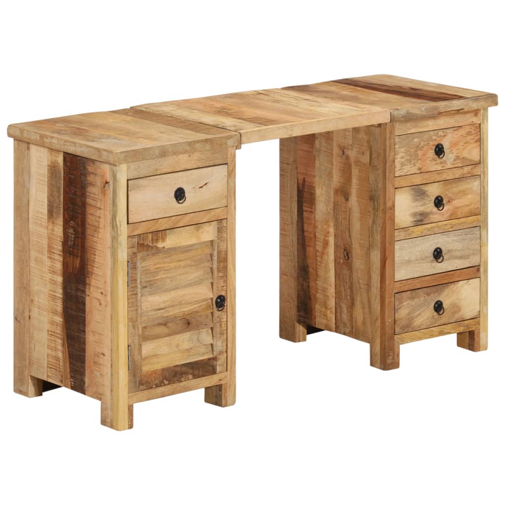 Bureau 140x50x77 cm massief mangohout