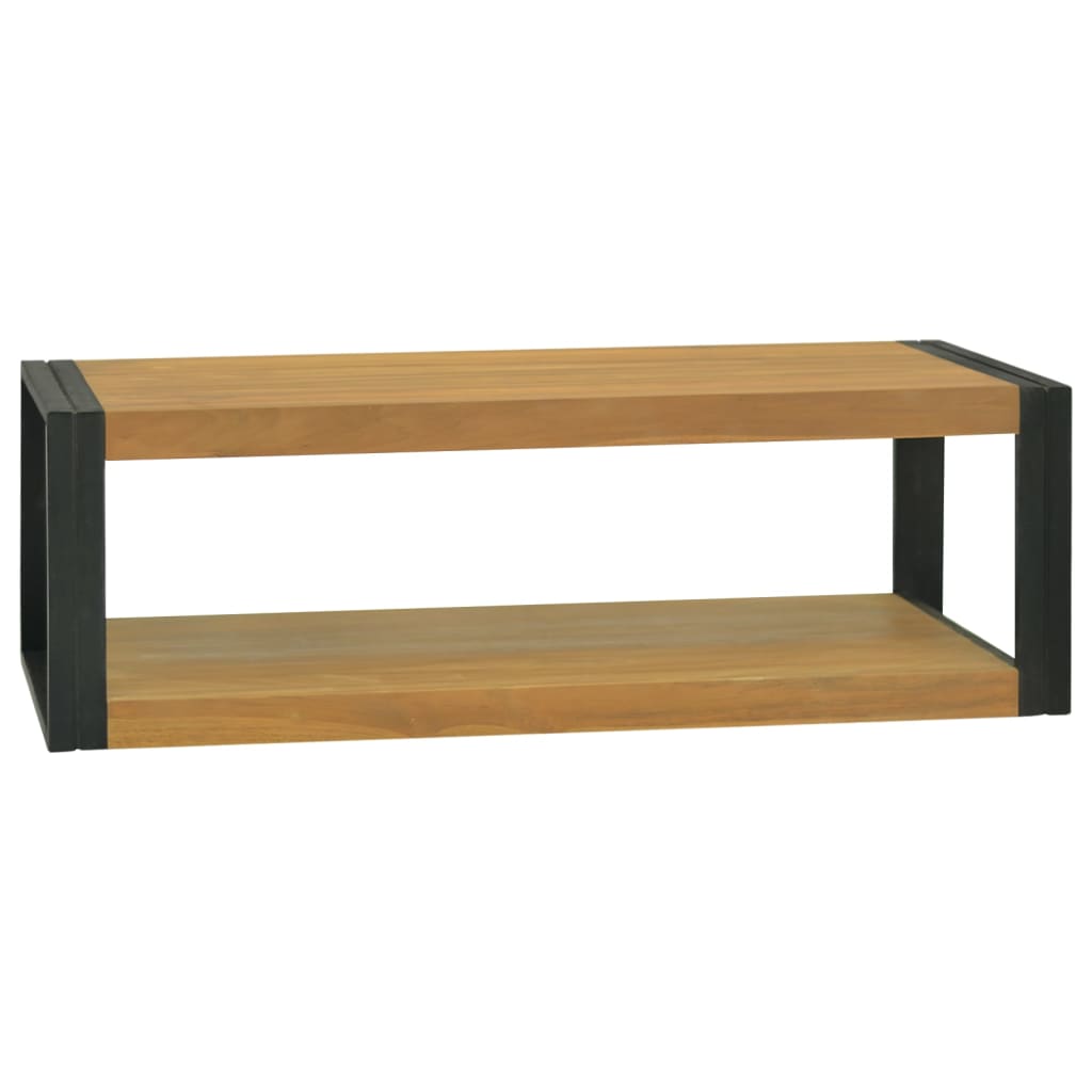 Badkamerwandkast 110x45x35 cm massief teakhout