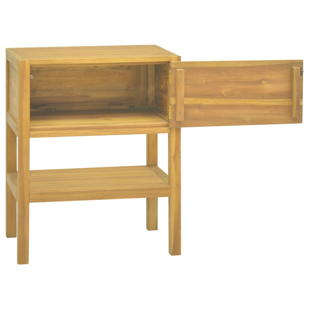 Badkamerkast 60x40x75 cm massief teakhout – afbeelding 2