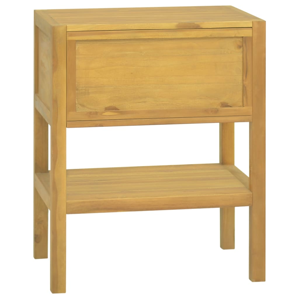 Badkamerkast 60x40x75 cm massief teakhout – afbeelding 5