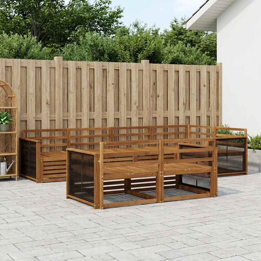 Buiten bankenset 7 pcs Naturel – afbeelding 1