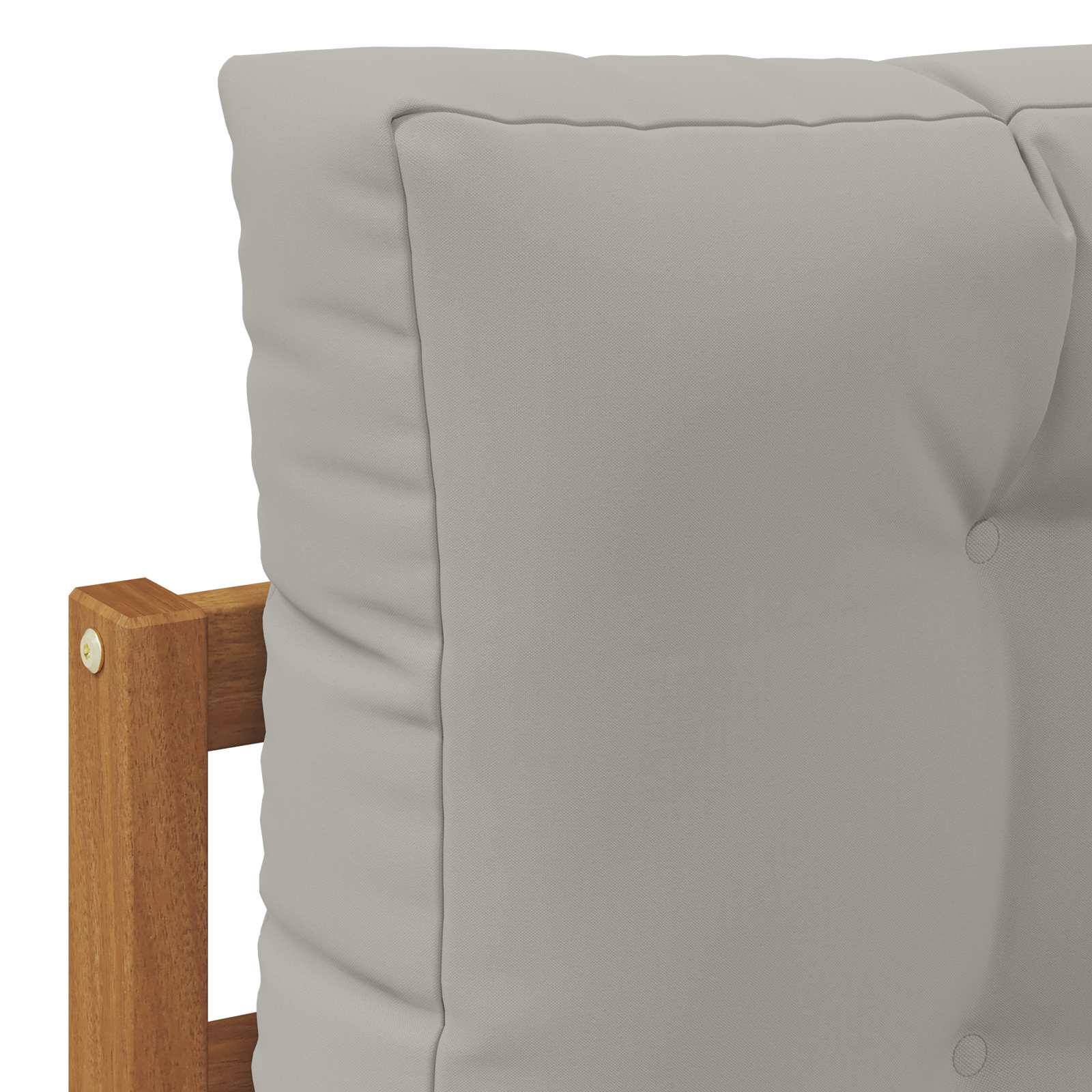 Buiten bankenset met kussen 7 pcs Naturel en lichtgrijs – afbeelding 6