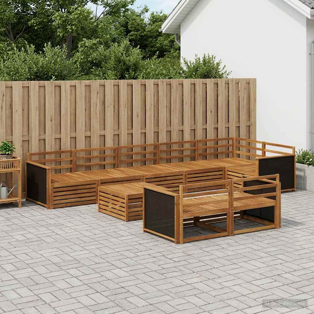 Buiten bankenset 9 pcs – afbeelding 1