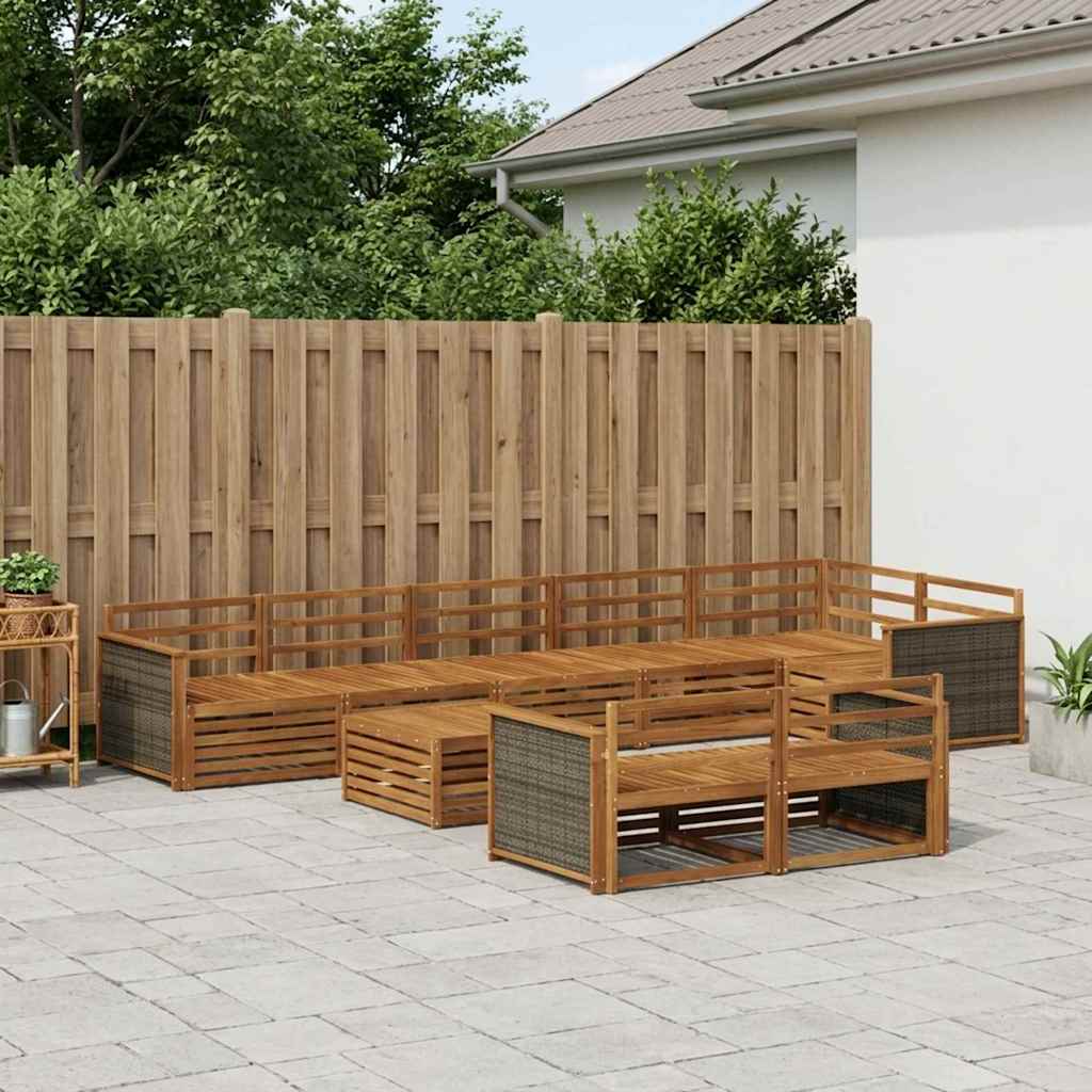 Buiten bankenset 9 pcs – afbeelding 1