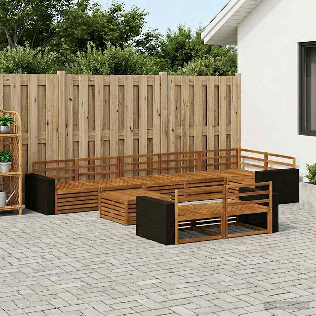 Buiten bankenset 9 pcs – afbeelding 1